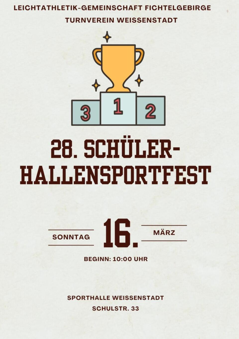 28. Schü­ler­hal­len­sport­fest